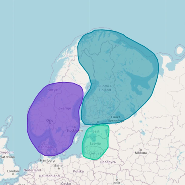 Ancestry heat map