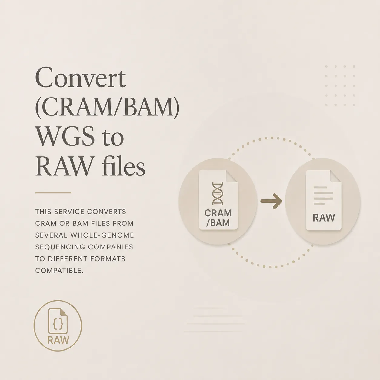 DNA processing service preview