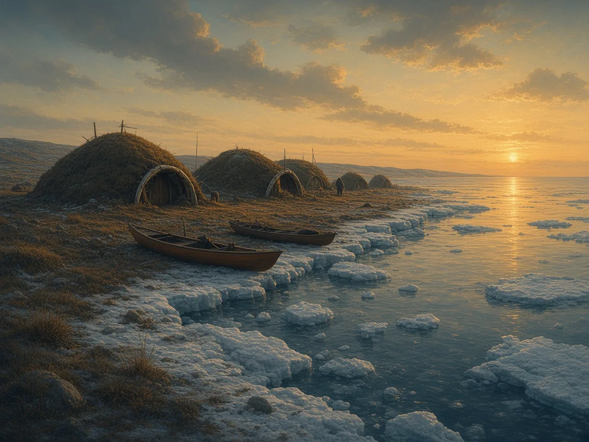 Illustration of Arctic landscape