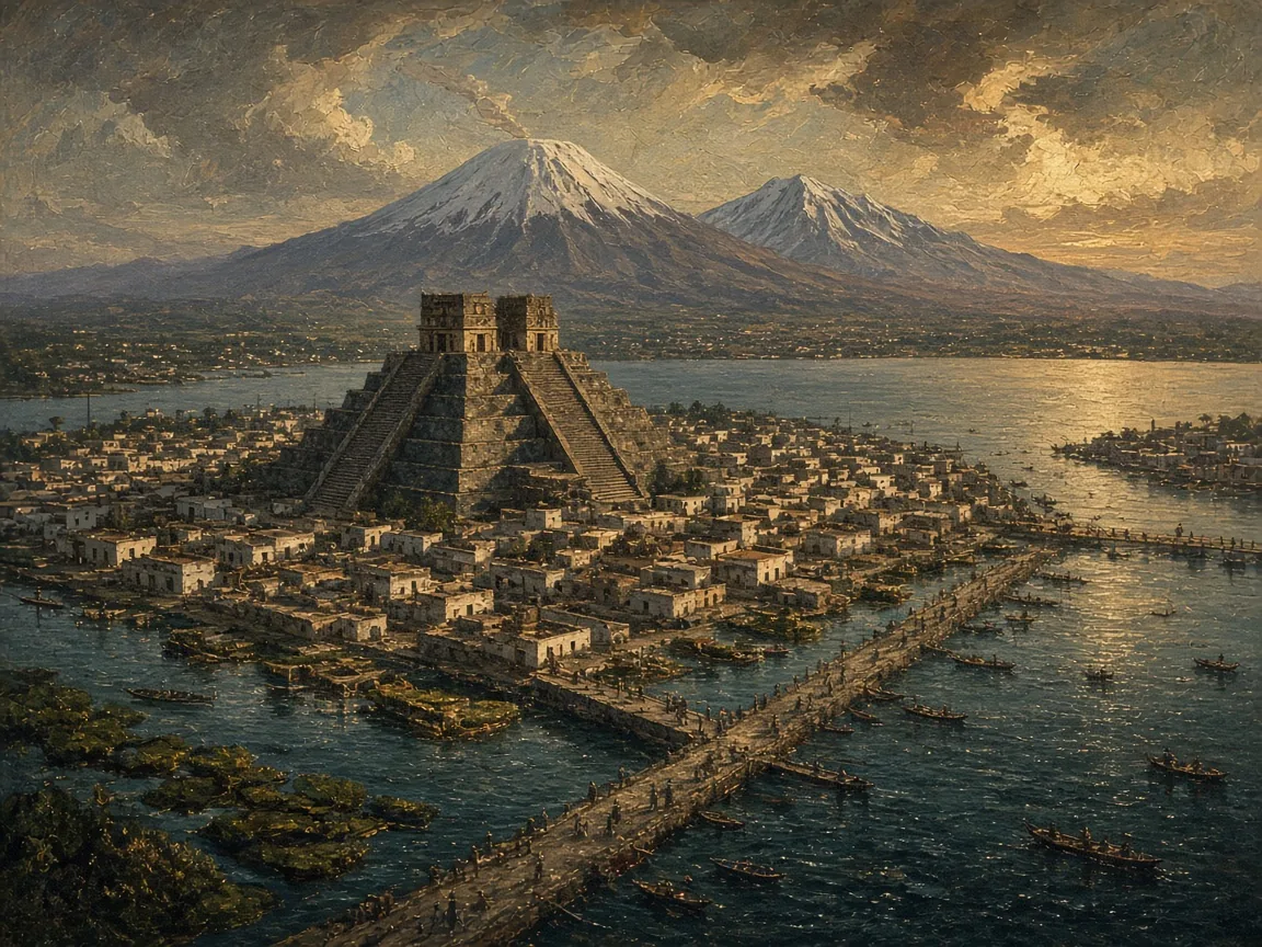 Illustration of Post-Classic landscape