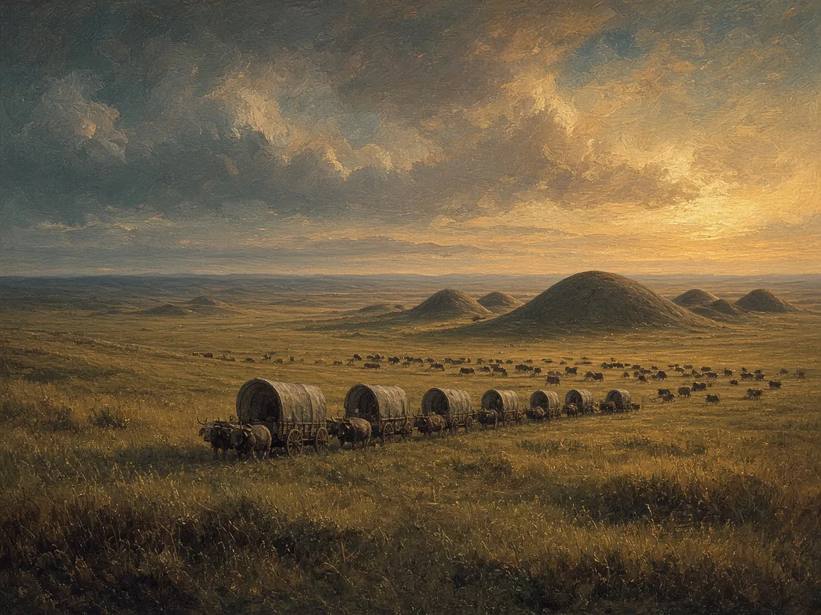 Illustration of Early Bronze Age landscape