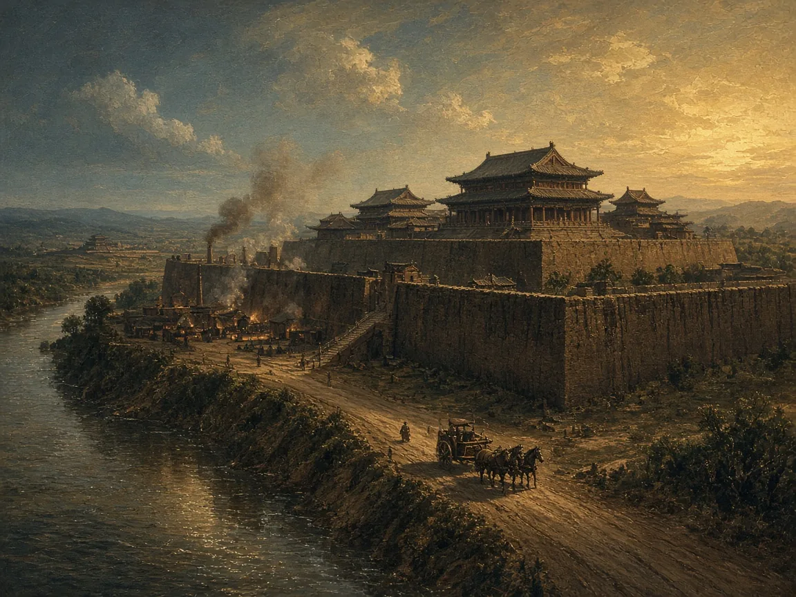 Illustration of Bronze Age landscape