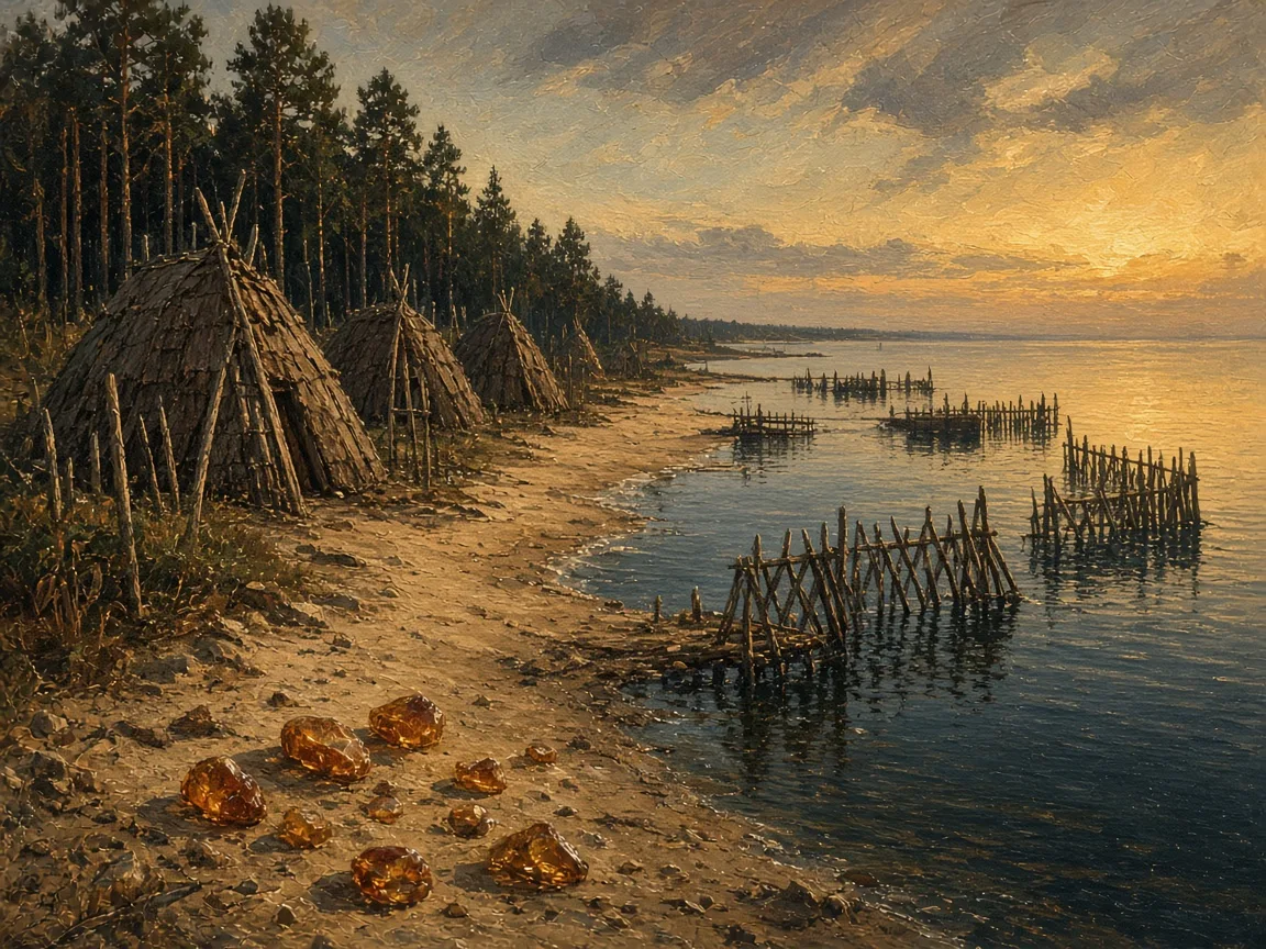 Illustration of Neolithic landscape