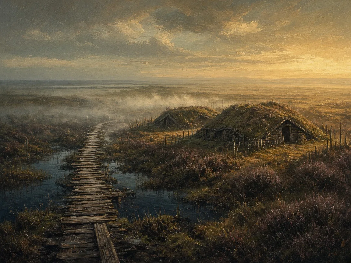 Illustration of Pre-Roman Iron Age landscape
