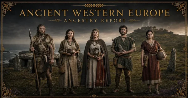 Western European landscape illustrating historical population comparisons